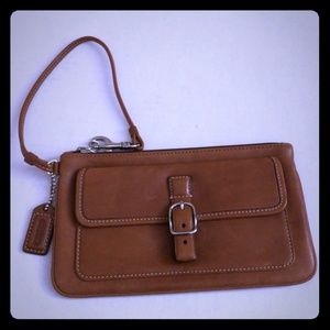 Coach soho leather wristlet